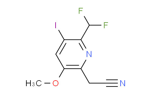 AM221855 | 1805094-59-0 | 2-(Difluoromethyl)-3-iodo-5-methoxypyridine-6-acetonitrile