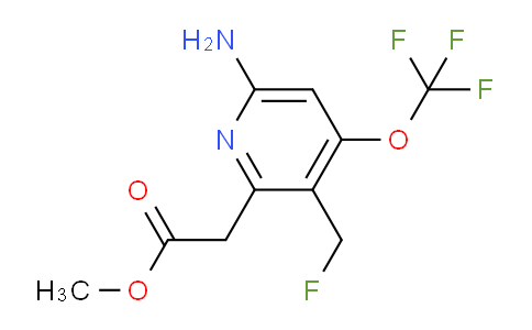 AM22186 | 1804541-86-3 | Methyl 6-amino-3-(fluoromethyl)-4-(trifluoromethoxy)pyridine-2-acetate