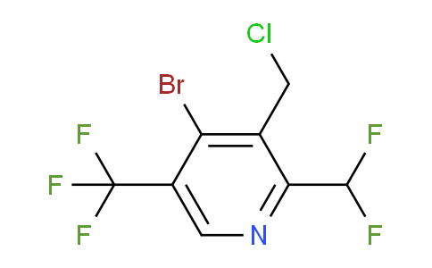 AM221886 | 1806914-38-4 | 4-Bromo-3-(chloromethyl)-2-(difluoromethyl)-5-(trifluoromethyl)pyridine