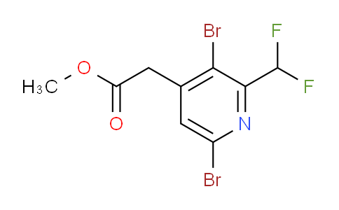 AM221890 | 1805969-43-0 | Methyl 3,6-dibromo-2-(difluoromethyl)pyridine-4-acetate