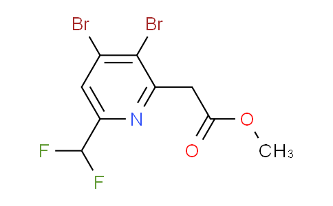 AM221891 | 1806827-84-8 | Methyl 3,4-dibromo-6-(difluoromethyl)pyridine-2-acetate