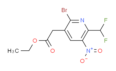 AM221899 | 1805452-13-4 | Ethyl 2-bromo-6-(difluoromethyl)-5-nitropyridine-3-acetate