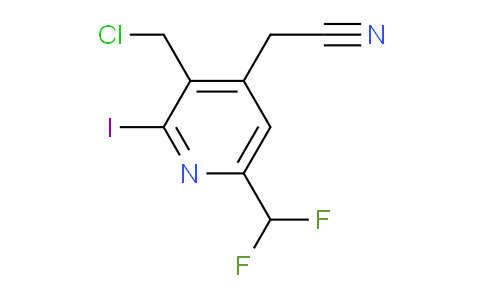AM221906 | 1807102-90-4 | 3-(Chloromethyl)-6-(difluoromethyl)-2-iodopyridine-4-acetonitrile