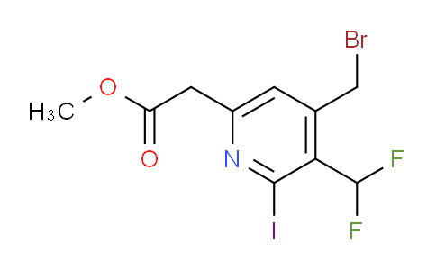 AM221911 | 1805194-78-8 | Methyl 4-(bromomethyl)-3-(difluoromethyl)-2-iodopyridine-6-acetate