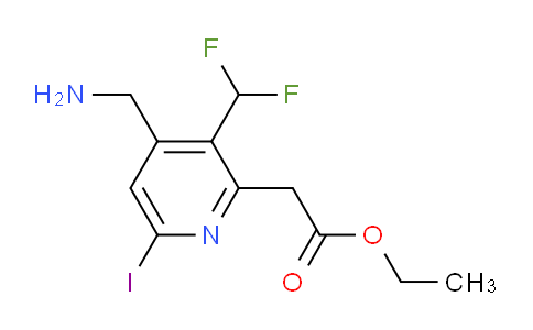AM221920 | 1805431-81-5 | Ethyl 4-(aminomethyl)-3-(difluoromethyl)-6-iodopyridine-2-acetate