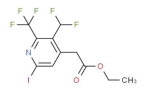 AM221922 | 1805465-02-4 | Ethyl 3-(difluoromethyl)-6-iodo-2-(trifluoromethyl)pyridine-4-acetate