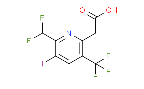 AM221935 | 1805071-79-7 | 2-(Difluoromethyl)-3-iodo-5-(trifluoromethyl)pyridine-6-acetic acid