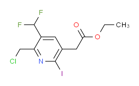 AM221946 | 1805197-82-3 | Ethyl 2-(chloromethyl)-3-(difluoromethyl)-6-iodopyridine-5-acetate