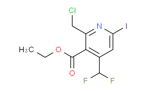 AM221950 | 1805623-56-6 | Ethyl 2-(chloromethyl)-4-(difluoromethyl)-6-iodopyridine-3-carboxylate
