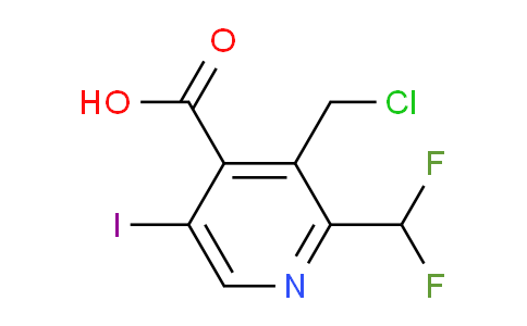 AM221952 | 1807014-45-4 | 3-(Chloromethyl)-2-(difluoromethyl)-5-iodopyridine-4-carboxylic acid