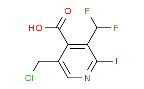 AM221953 | 1807103-47-4 | 5-(Chloromethyl)-3-(difluoromethyl)-2-iodopyridine-4-carboxylic acid