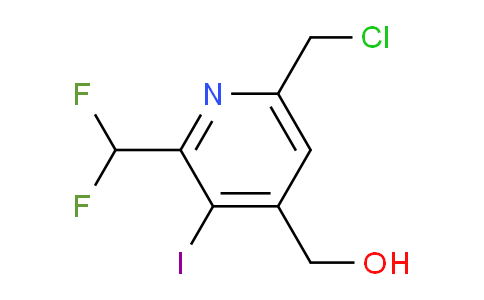 6-(Chloromethyl)-2-(difluoromethyl)-3-iodopyridine-4-methanol
