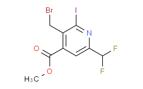 AM221963 | 1806994-16-0 | Methyl 3-(bromomethyl)-6-(difluoromethyl)-2-iodopyridine-4-carboxylate