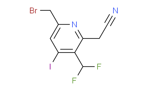 AM221973 | 1805150-04-2 | 6-(Bromomethyl)-3-(difluoromethyl)-4-iodopyridine-2-acetonitrile