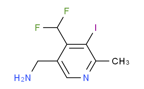 5-(Aminomethyl)-4-(difluoromethyl)-3-iodo-2-methylpyridine