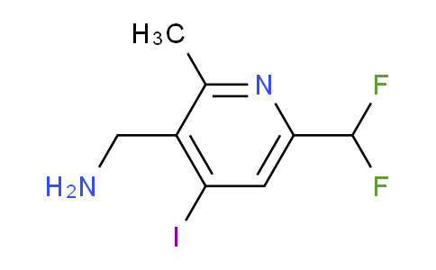 3-(Aminomethyl)-6-(difluoromethyl)-4-iodo-2-methylpyridine