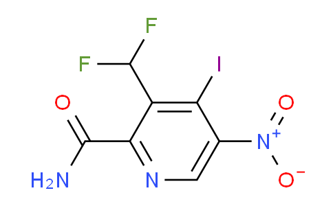 3-(Difluoromethyl)-4-iodo-5-nitropyridine-2-carboxamide