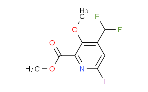 Methyl 4-(difluoromethyl)-6-iodo-3-methoxypyridine-2-carboxylate