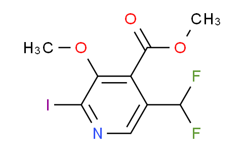 Methyl 5-(difluoromethyl)-2-iodo-3-methoxypyridine-4-carboxylate
