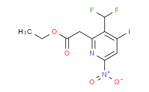 AM222005 | 1805546-10-4 | Ethyl 3-(difluoromethyl)-4-iodo-6-nitropyridine-2-acetate
