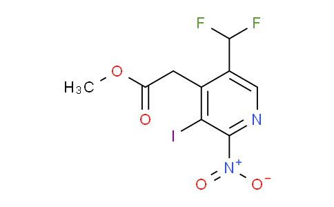 AM222008 | 1806952-52-2 | Methyl 5-(difluoromethyl)-3-iodo-2-nitropyridine-4-acetate