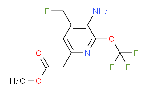 AM22201 | 1806099-34-2 | Methyl 3-amino-4-(fluoromethyl)-2-(trifluoromethoxy)pyridine-6-acetate