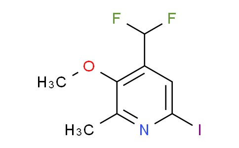 4-(Difluoromethyl)-6-iodo-3-methoxy-2-methylpyridine