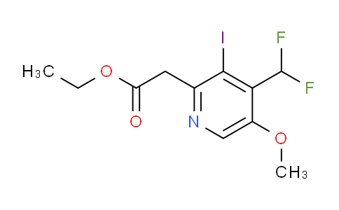 AM222042 | 1805513-65-8 | Ethyl 4-(difluoromethyl)-3-iodo-5-methoxypyridine-2-acetate