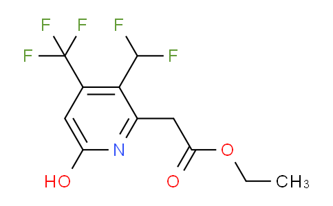 AM222058 | 1806882-12-1 | Ethyl 3-(difluoromethyl)-6-hydroxy-4-(trifluoromethyl)pyridine-2-acetate