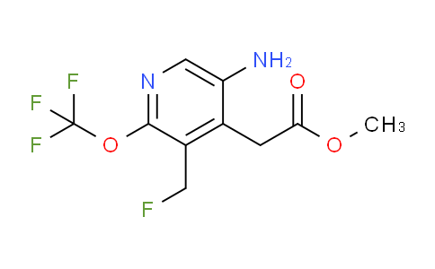 Methyl 5-amino-3-(fluoromethyl)-2-(trifluoromethoxy)pyridine-4-acetate