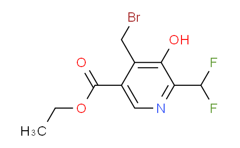 AM222064 | 1806976-34-0 | Ethyl 4-(bromomethyl)-2-(difluoromethyl)-3-hydroxypyridine-5-carboxylate