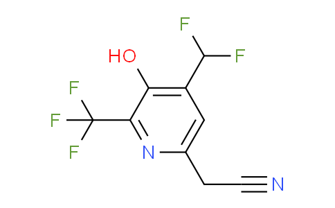 AM222075 | 1805087-92-6 | 4-(Difluoromethyl)-3-hydroxy-2-(trifluoromethyl)pyridine-6-acetonitrile