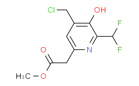 AM222076 | 1804866-74-7 | Methyl 4-(chloromethyl)-2-(difluoromethyl)-3-hydroxypyridine-6-acetate