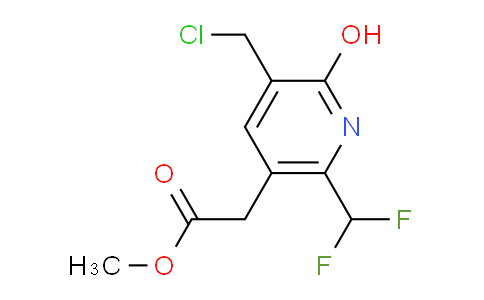 AM222077 | 1807092-56-3 | Methyl 3-(chloromethyl)-6-(difluoromethyl)-2-hydroxypyridine-5-acetate