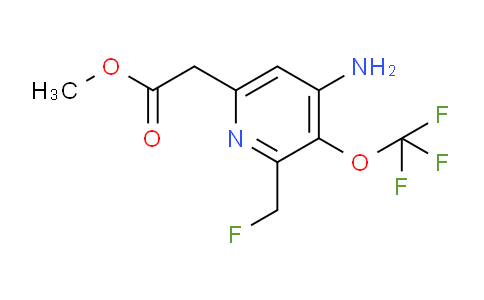 Methyl 4-amino-2-(fluoromethyl)-3-(trifluoromethoxy)pyridine-6-acetate
