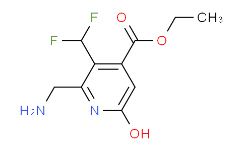 AM222081 | 1805543-02-5 | Ethyl 2-(aminomethyl)-3-(difluoromethyl)-6-hydroxypyridine-4-carboxylate
