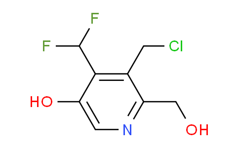 3-(Chloromethyl)-4-(difluoromethyl)-5-hydroxypyridine-2-methanol