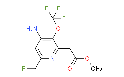 Methyl 4-amino-6-(fluoromethyl)-3-(trifluoromethoxy)pyridine-2-acetate