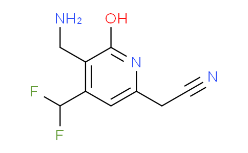 3-(Aminomethyl)-4-(difluoromethyl)-2-hydroxypyridine-6-acetonitrile