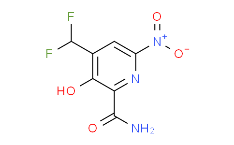 4-(Difluoromethyl)-3-hydroxy-6-nitropyridine-2-carboxamide