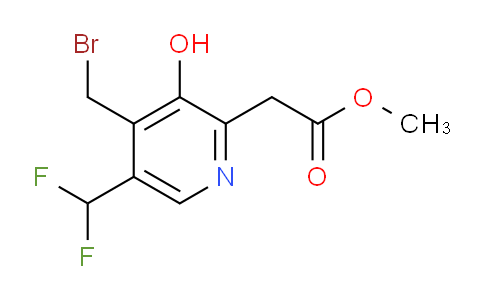 AM222096 | 1805090-38-3 | Methyl 4-(bromomethyl)-5-(difluoromethyl)-3-hydroxypyridine-2-acetate