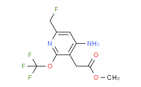Methyl 4-amino-6-(fluoromethyl)-2-(trifluoromethoxy)pyridine-3-acetate