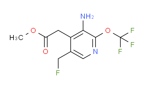 AM22212 | 1804376-84-8 | Methyl 3-amino-5-(fluoromethyl)-2-(trifluoromethoxy)pyridine-4-acetate