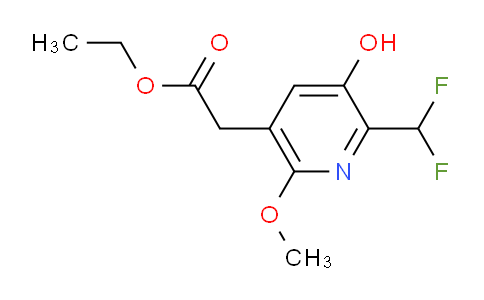 AM222145 | 1806971-21-0 | Ethyl 2-(difluoromethyl)-3-hydroxy-6-methoxypyridine-5-acetate