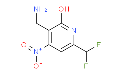 3-(Aminomethyl)-6-(difluoromethyl)-2-hydroxy-4-nitropyridine
