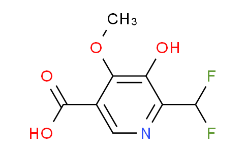 AM222155 | 1807003-48-0 | 2-(Difluoromethyl)-3-hydroxy-4-methoxypyridine-5-carboxylic acid