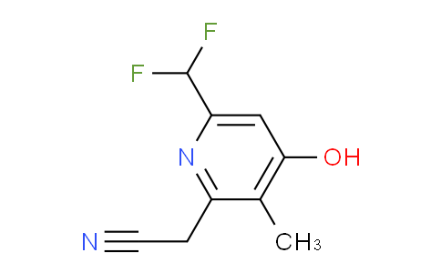 6-(Difluoromethyl)-4-hydroxy-3-methylpyridine-2-acetonitrile