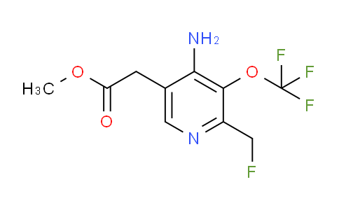 Methyl 4-amino-2-(fluoromethyl)-3-(trifluoromethoxy)pyridine-5-acetate
