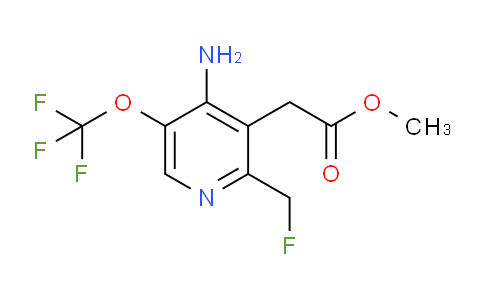 Methyl 4-amino-2-(fluoromethyl)-5-(trifluoromethoxy)pyridine-3-acetate