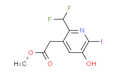 AM222202 | 1805257-24-2 | Methyl 2-(difluoromethyl)-5-hydroxy-6-iodopyridine-3-acetate